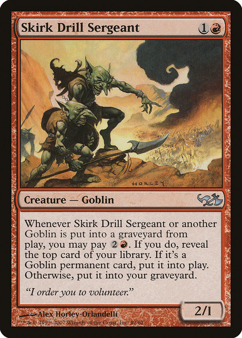 Skirk Drill Sergeant\nDuel Decks: Elves vs. Goblins\nSingle\nMagic The Gathering