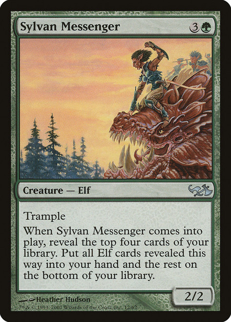 Sylvan Messenger\nDuel Decks: Elves vs. Goblins\nSingle\nMagic The Gathering