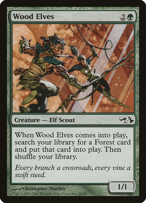 Wood Elves\nDuel Decks: Elves vs. Goblins\nSingle\nMagic The Gathering