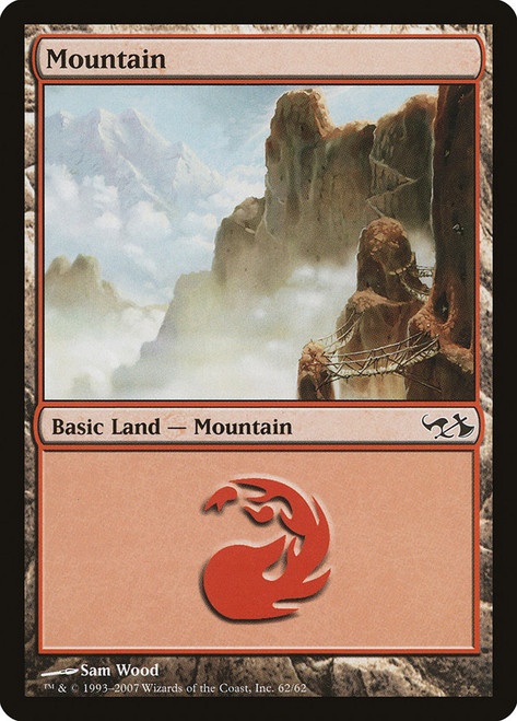 Mountain (#62)\nDuel Decks: Elves vs. Goblins\nSingle\nMagic The Gathering