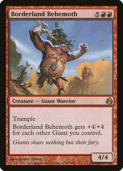 Borderland Behemoth\nMorningtide\nSingle\nMagic The Gathering