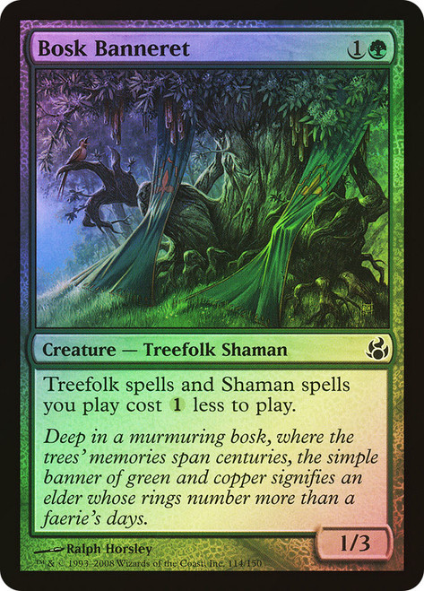 Bosk Banneret\nMorningtide\nSingle\nMagic The Gathering