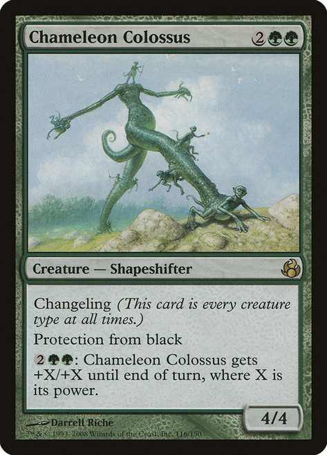 Chameleon Colossus\nMorningtide\nSingle\nMagic The Gathering