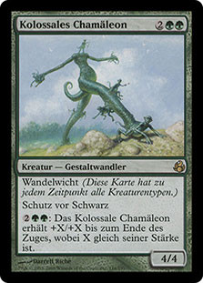 Chameleon Colossus
Morningtide - German
Single
Magic The Gathering