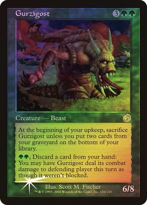Gurzigost\nTorment\nSingle\nMagic The Gathering