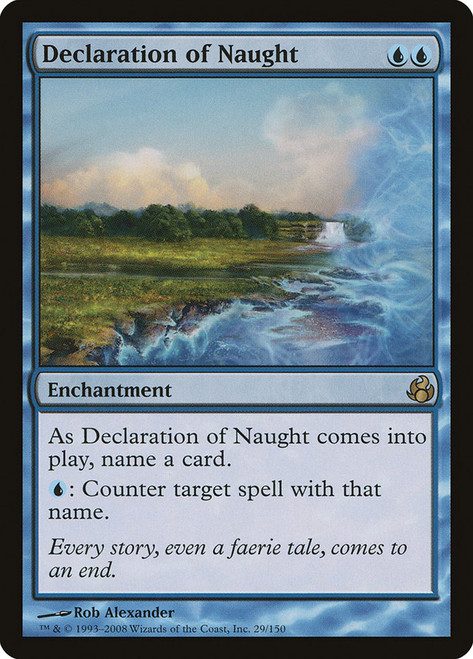 Declaration of Naught\nMorningtide\nSingle\nMagic The Gathering