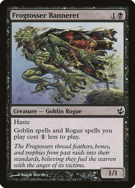 Frogtosser Banneret\nMorningtide\nSingle\nMagic The Gathering