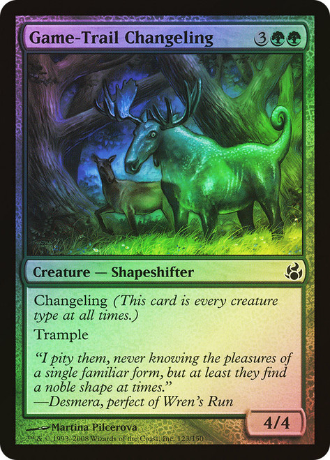 Game-Trail Changeling\nMorningtide\nSingle\nMagic The Gathering