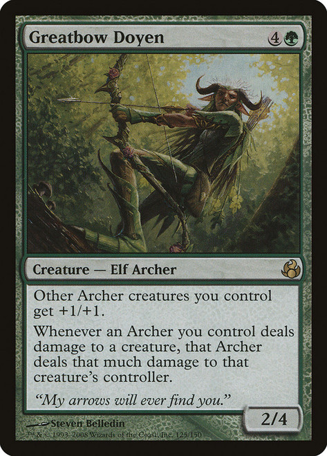 Greatbow Doyen\nMorningtide\nSingle\nMagic The Gathering