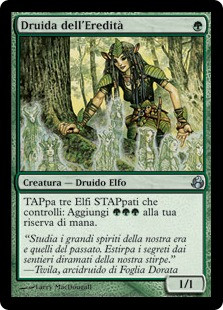 Heritage Druid
Morningtide - Italian
Single
Magic The Gathering