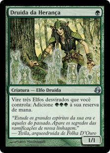 Heritage Druid
Morningtide - Portuguese
Single
Magic The Gathering