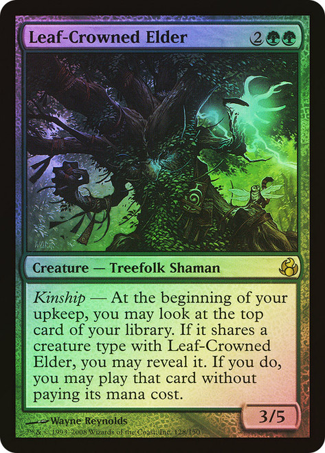 Leaf-Crowned Elder\nMorningtide\nSingle\nMagic The Gathering