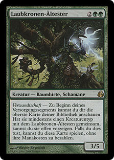 Leaf-Crowned Elder
Morningtide - German
Single
Magic The Gathering