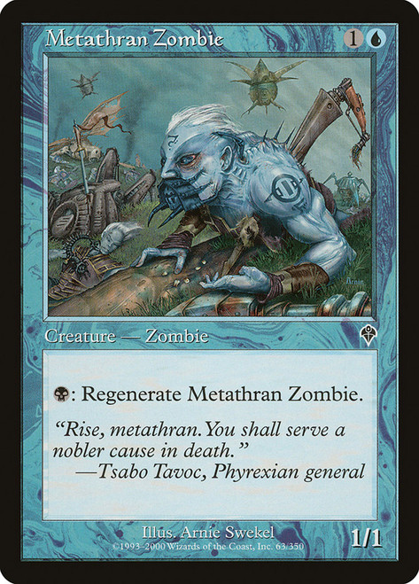 Metathran Zombie\nInvasion\nSingle\nMagic The Gathering