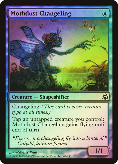 Mothdust Changeling\nMorningtide\nSingle\nMagic The Gathering