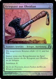 Obsidian Battle-Axe | Morningtide - Portuguese | Star City Games