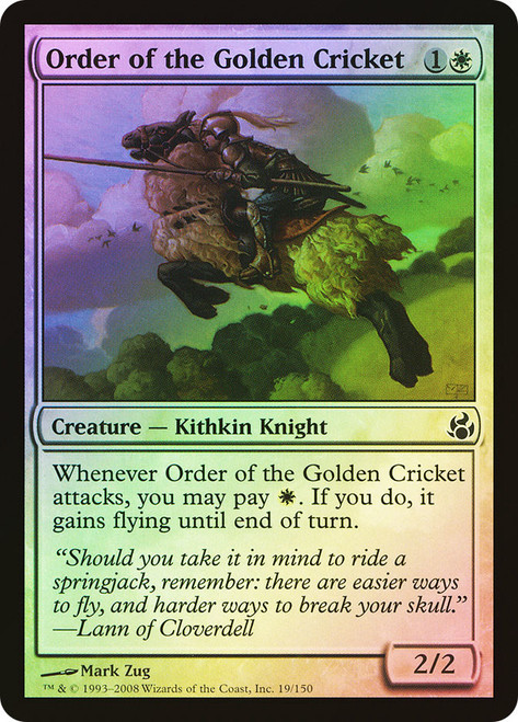 Order of the Golden Cricket\nMorningtide\nSingle\nMagic The Gathering