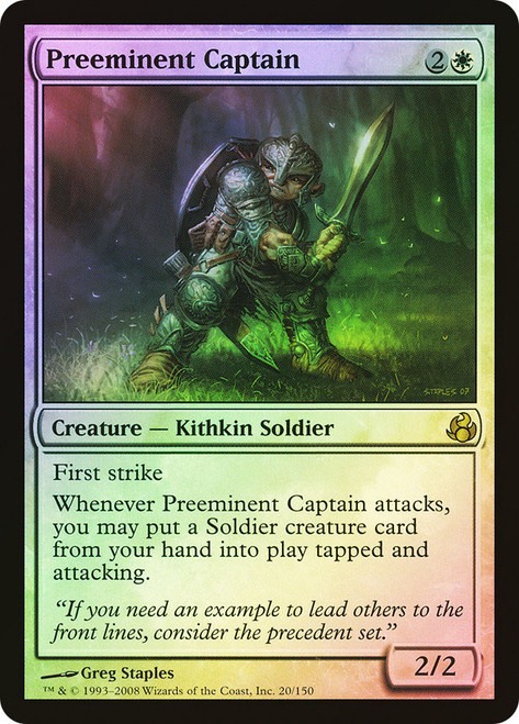 Preeminent Captain\nMorningtide\nSingle\nMagic The Gathering
