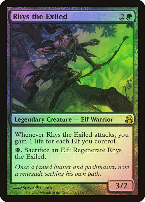 MAGIC The Gathering 英語版 EXILED Rhys the Exiled | Morningtide - German | Star City Games