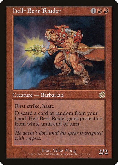 Hell-Bent Raider\nTorment\nSingle\nMagic The Gathering