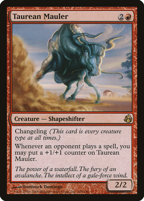 Taurean Mauler\nMorningtide\nSingle\nMagic The Gathering
