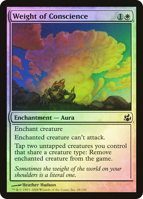 Weight of Conscience\nMorningtide\nSingle\nMagic The Gathering