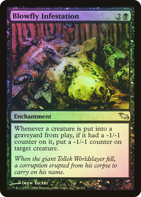 Blowfly Infestation\nShadowmoor\nSingle\nMagic The Gathering