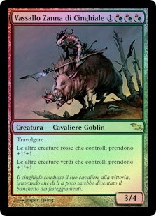 Boartusk Liege
Shadowmoor (Foil) - Italian
Single
Magic The Gathering