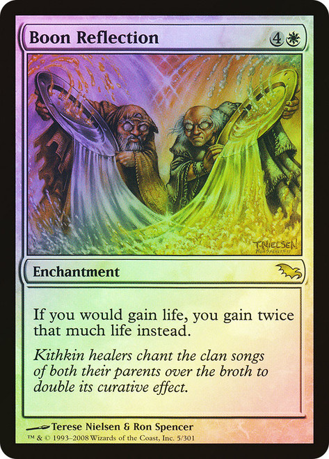 Boon Reflection\nShadowmoor\nSingle\nMagic The Gathering