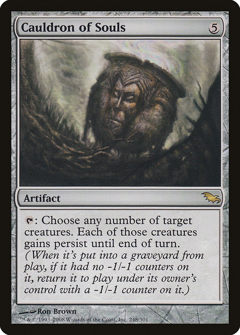 Cauldron of Souls\nShadowmoor\nSingle\nMagic The Gathering