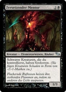 Corrosive Mentor
Shadowmoor - German
Single
Magic The Gathering