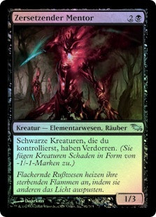 Corrosive Mentor
Shadowmoor (Foil) - German
Single
Magic The Gathering