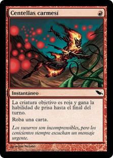 Crimson Wisps
Shadowmoor - Spanish
Single
Magic The Gathering