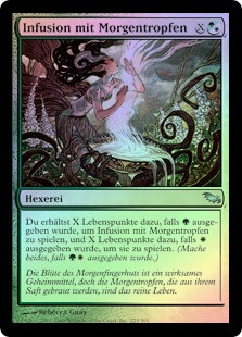 Dawnglow Infusion
Shadowmoor (Foil) - German
Single
Magic The Gathering