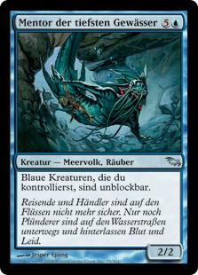 Deepchannel Mentor
Shadowmoor - German
Single
Magic The Gathering