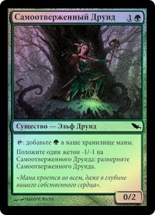 Devoted Druid
Shadowmoor (Foil) - Russian
Single
Magic The Gathering