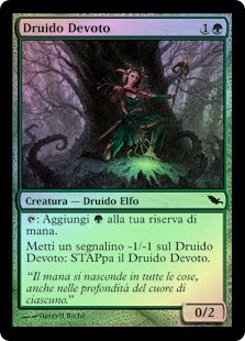 Devoted Druid
Shadowmoor (Foil) - Italian
Single
Magic The Gathering