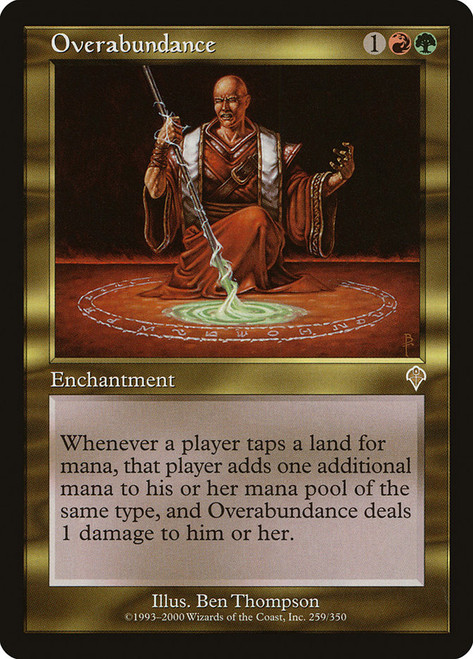 Overabundance\nInvasion\nSingle\nMagic The Gathering