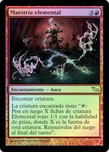 Elemental Mastery
Shadowmoor (Foil) - Spanish
Single
Magic The Gathering