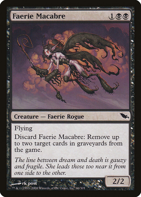 Faerie Macabre\nShadowmoor\nSingle\nMagic The Gathering