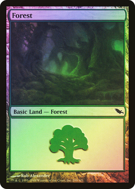 Forest (#299)\nShadowmoor\nSingle\nMagic The Gathering