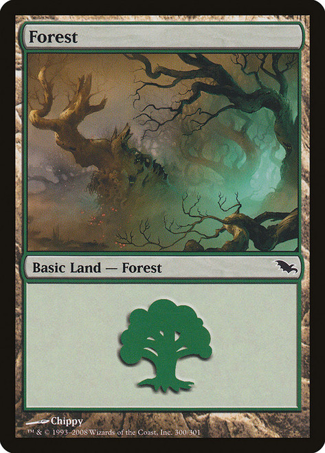 Forest (#300)\nShadowmoor\nSingle\nMagic The Gathering