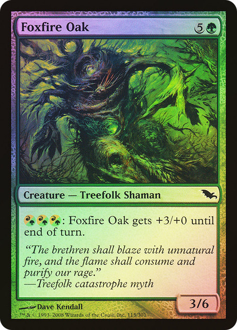 Foxfire Oak\nShadowmoor\nSingle\nMagic The Gathering