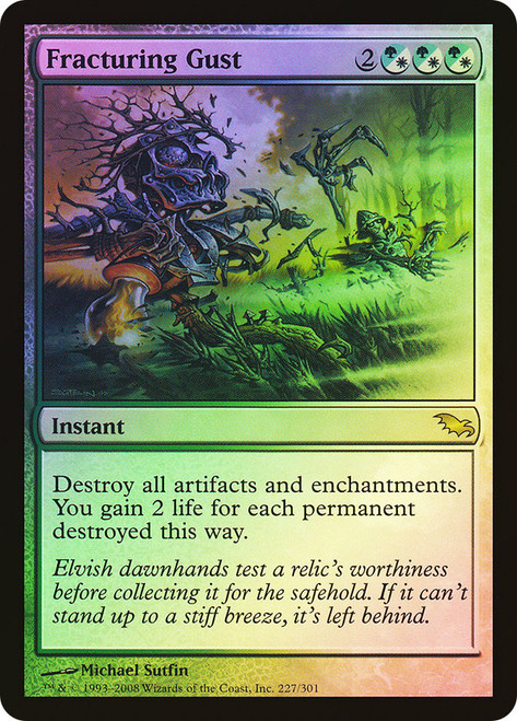 Fracturing Gust\nShadowmoor\nSingle\nMagic The Gathering
