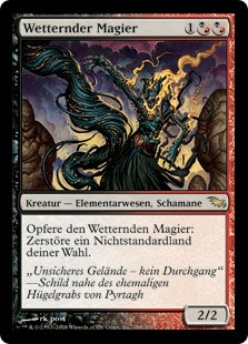 Fulminator Mage
Shadowmoor - German
Single
Magic The Gathering
