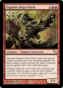 Furystoke Giant
Shadowmoor - Portuguese
Single
Magic The Gathering