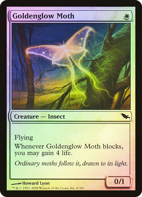 Goldenglow Moth\nShadowmoor\nSingle\nMagic The Gathering