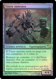 Grim Poppet
Shadowmoor (Foil) - Spanish
Single
Magic The Gathering