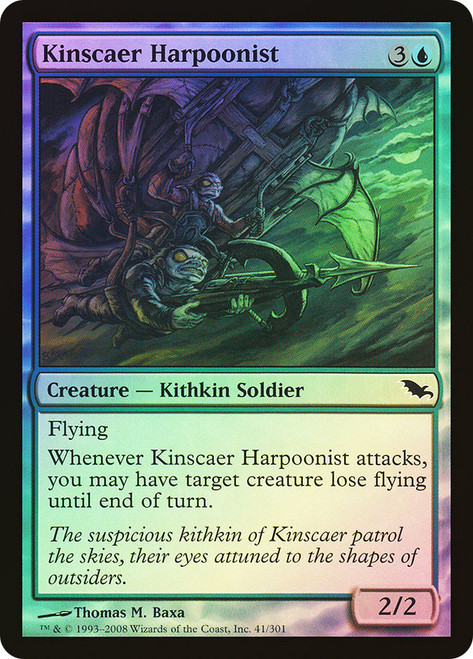 Kinscaer Harpoonist\nShadowmoor\nSingle\nMagic The Gathering