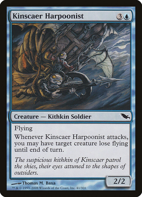 Kinscaer Harpoonist\nShadowmoor\nSingle\nMagic The Gathering